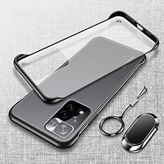 Coque Antichocs Rigide Transparente Crystal Etui Housse H04 pour Xiaomi Poco X4 NFC Noir