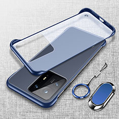 Coque Antichocs Rigide Transparente Crystal Etui Housse H05 pour Xiaomi Mi Mix 4 5G Bleu
