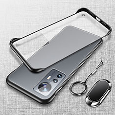 Coque Antichocs Rigide Transparente Crystal Etui Housse H06 pour Xiaomi Mi 12 Pro 5G Noir
