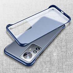 Coque Antichocs Rigide Transparente Crystal Etui Housse H07 pour Xiaomi Mi 12S Pro 5G Bleu