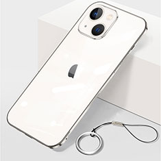 Coque Antichocs Rigide Transparente Crystal Etui Housse H09 pour Apple iPhone 13 Mini Argent