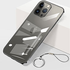 Coque Antichocs Rigide Transparente Crystal Etui Housse H09 pour Apple iPhone 14 Pro Max Noir