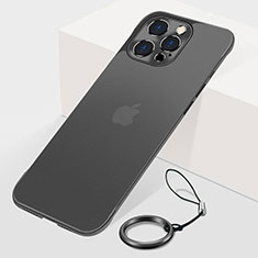 Coque Antichocs Rigide Transparente Crystal Etui Housse H10 pour Apple iPhone 13 Pro Noir