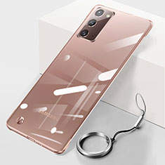 Coque Antichocs Rigide Transparente Crystal Etui Housse JS1 pour Samsung Galaxy Note 20 5G Clair