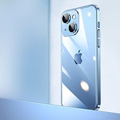 Coque Antichocs Rigide Transparente Crystal Etui Housse QC2 pour Apple iPhone 14 Bleu