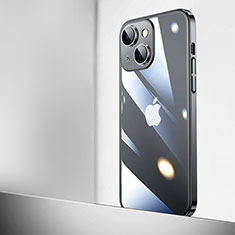 Coque Antichocs Rigide Transparente Crystal Etui Housse QC2 pour Apple iPhone 14 Noir