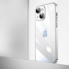 Coque Antichocs Rigide Transparente Crystal Etui Housse QC2 pour Apple iPhone 15 Plus Argent