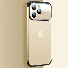 Coque Antichocs Rigide Transparente Crystal Etui Housse QC4 pour Apple iPhone 14 Pro Max Or