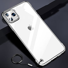 Coque Antichocs Rigide Transparente Crystal Etui Housse S01 pour Apple iPhone 11 Pro Max Argent