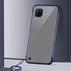 Coque Antichocs Rigide Transparente Crystal Etui Housse S01 pour Huawei P40 Lite Bleu