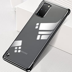 Coque Antichocs Rigide Transparente Crystal Etui Housse S01 pour Samsung Galaxy S20 Plus Noir