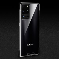 Coque Antichocs Rigide Transparente Crystal Etui Housse S01 pour Samsung Galaxy S20 Ultra 5G Noir