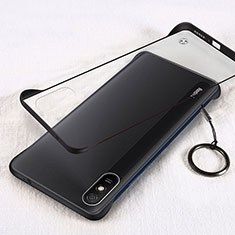 Coque Antichocs Rigide Transparente Crystal Etui Housse S01 pour Xiaomi Redmi 9A Noir
