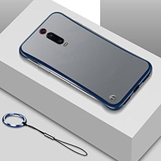 Coque Antichocs Rigide Transparente Crystal Etui Housse S01 pour Xiaomi Redmi K20 Pro Bleu