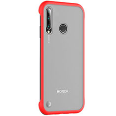 Coque Antichocs Rigide Transparente Crystal Etui Housse S02 pour Huawei Honor 20E Rouge