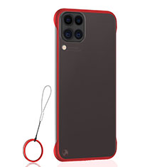 Coque Antichocs Rigide Transparente Crystal Etui Housse S02 pour Huawei P40 Lite Rouge
