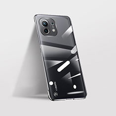 Coque Antichocs Rigide Transparente Crystal Etui Housse S02 pour Xiaomi Mi 11 5G Noir