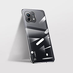 Coque Antichocs Rigide Transparente Crystal Etui Housse S02 pour Xiaomi Mi 11 Lite 4G Noir