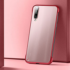 Coque Antichocs Rigide Transparente Crystal Etui Housse S02 pour Xiaomi Mi A3 Rouge