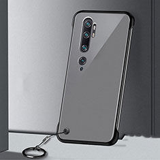 Coque Antichocs Rigide Transparente Crystal Etui Housse S02 pour Xiaomi Mi Note 10 Noir