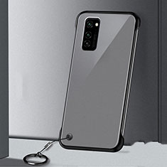 Coque Antichocs Rigide Transparente Crystal Etui Housse S03 pour Huawei Honor V30 5G Noir
