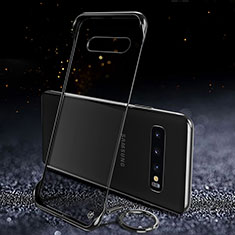 Coque Antichocs Rigide Transparente Crystal Etui Housse S03 pour Samsung Galaxy S10 5G Noir