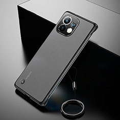 Coque Antichocs Rigide Transparente Crystal Etui Housse S03 pour Xiaomi Mi 11 5G Noir