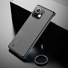 Coque Antichocs Rigide Transparente Crystal Etui Housse S03 pour Xiaomi Mi 11 Lite 4G Noir