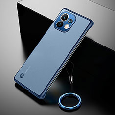 Coque Antichocs Rigide Transparente Crystal Etui Housse S03 pour Xiaomi Mi 11 Lite 5G Bleu