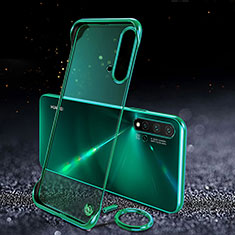Coque Antichocs Rigide Transparente Crystal Etui Housse S04 pour Huawei Nova 5 Vert
