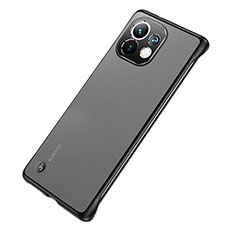 Coque Antichocs Rigide Transparente Crystal Etui Housse S04 pour Xiaomi Mi 11 5G Noir