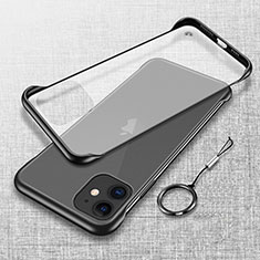Coque Antichocs Rigide Transparente Crystal Etui Housse S06 pour Apple iPhone 11 Noir