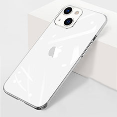 Coque Antichocs Rigide Transparente Crystal Etui Housse WT1 pour Apple iPhone 14 Plus Argent
