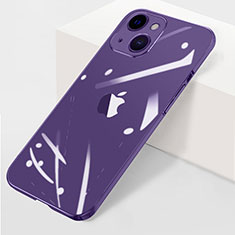 Coque Antichocs Rigide Transparente Crystal Etui Housse WT1 pour Apple iPhone 14 Plus Violet