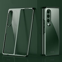 Coque Antichocs Rigide Transparente Crystal Etui Housse Z01 pour Samsung Galaxy Z Fold3 5G Vert