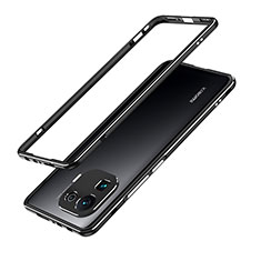 Coque Bumper Luxe Aluminum Metal Etui A01 pour Xiaomi Mi 11 Pro 5G Noir