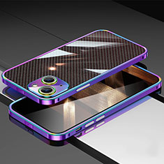 Coque Bumper Luxe Aluminum Metal Etui JL1 pour Apple iPhone 15 Plus Colorful