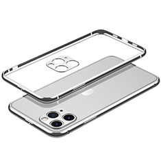 Coque Bumper Luxe Aluminum Metal Etui JL2 pour Apple iPhone 13 Pro Max Argent