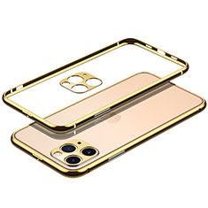 Coque Bumper Luxe Aluminum Metal Etui JL2 pour Apple iPhone 13 Pro Max Or