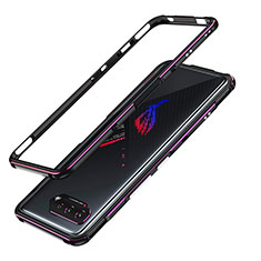 Coque Bumper Luxe Aluminum Metal Etui JZ1 pour Asus ROG Phone 5s Violet