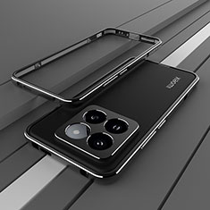 Coque Bumper Luxe Aluminum Metal Etui JZ2 pour Xiaomi Mi 14 Pro 5G Noir