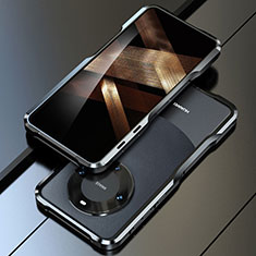 Coque Bumper Luxe Aluminum Metal Etui LF1 pour Huawei Mate 60 Noir