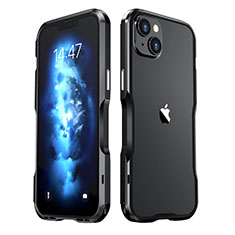 Coque Bumper Luxe Aluminum Metal Etui LF2 pour Apple iPhone 14 Noir