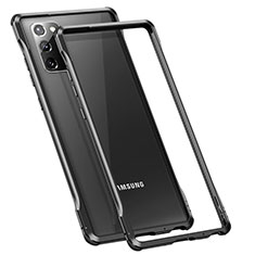 Coque Bumper Luxe Aluminum Metal Etui N01 pour Samsung Galaxy Note 20 5G Noir