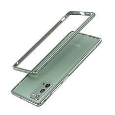 Coque Bumper Luxe Aluminum Metal Etui N03 pour Samsung Galaxy Note 20 5G Vert