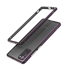 Coque Bumper Luxe Aluminum Metal Etui N03 pour Samsung Galaxy Note 20 5G Violet