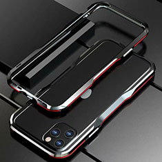 Coque Bumper Luxe Aluminum Metal Etui pour Apple iPhone 11 Pro Max Rouge et Noir