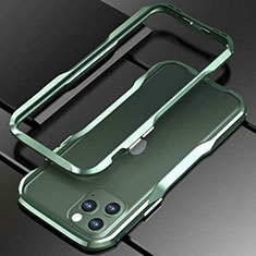 Coque Bumper Luxe Aluminum Metal Etui pour Apple iPhone 11 Pro Max Vert