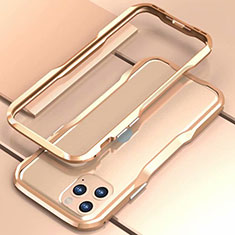 Coque Bumper Luxe Aluminum Metal Etui pour Apple iPhone 11 Pro Or
