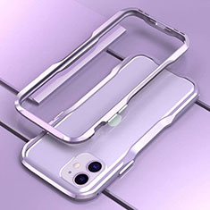 Coque Bumper Luxe Aluminum Metal Etui pour Apple iPhone 11 Violet